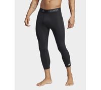 Mens adidas Techfit Compression Training 3/4 Tights - Nero, nero 2XL