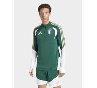Mens adidas Top Da Allenamento Tiro Italia 26 - Verde, verde XS