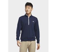 Mens adidas Top Leggero Con Mezza Zip - Blu, blu L