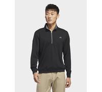 Mens adidas Top Leggero Con Mezza Zip - Nero, nero S