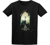 Men's Alcest Les Voyages De L'Âme T-Shirt Print Tees Short Sleeve O Neck O Neck Tee Black XL