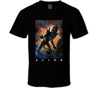 Men's Alien Science Fiction Movie Cult Horror Fan T-Shirts Black L