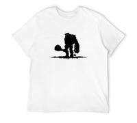 Men's Amtted Shadow of The Colossus Unique Short Sleeve for Adult T-Shirts White XXL
