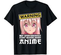 Men's Anime Merch Clothes Teen Girls Gift Women Japanese Stuff Graphic Tee Shirts for Women Cartoon Clothes Black T-Shirts Black L