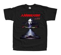 Men's Annihilator Never Neverland Black Sizes100% Cotton T-Shirts Black 3XL