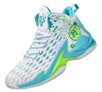 Men's Anti Slip And Wear-Resistant Training Basketball Shoes(Green,39 EU)