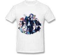 Men's Ao No Exorcist Image T Shirt White 3XL