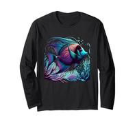 Mens Aquarium Enthusiast Aquarist Angel fish Maglia a Manica