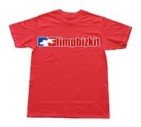 Men's Artist Screw Neck Limp Bizkit T Shirt Red L