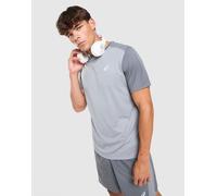 Mens ASICS Maglia Colour Block Core - Grigio, grigio L