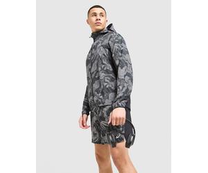 Mens ASICS Pantaloncino Fujitrail All Over Print - Nero, nero XS