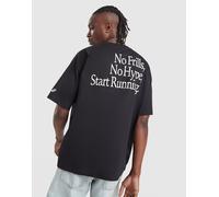 ASICS Runner Message Graphic Relaxed Tee Performance Black Male Size XS