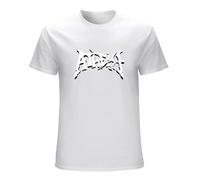 Men's Atheist Death Metal Rock Band Logo T Shirt T-Shirt WhiteXXL