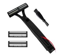 Men's Back Shaver, Ergonomic Grooming Tool, Precision Mesh Cutter, Foldable Handle Design, Wet Dry Body Trimmer, Ideal For Sensitive Skin, Personal Care, Travel, and At-Home Use