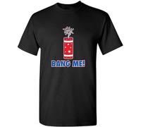 Men's Bang Me Funny Funny T-Shirts Black S