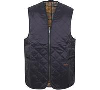 Men's Barbour Gilet trapuntato, con cerniera blu navy 40