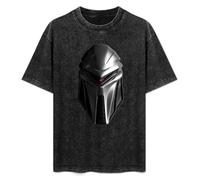 Men's Battlestar Galactica Cylon Head T Sci-Fi TV Show Tee T-Shirt Black M