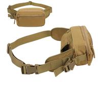 Mens Belt Waist Bag - Waterproof Phone Money Key Card Pouch