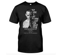 Men's Best Rock Fans of Linkin-Park Legend Chester-Bennington Music T-Shirt Gift(3) Black XL