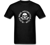 Mens Black Rebel Motorcycle Club Brmc Short Sleeves T Shirt Black M