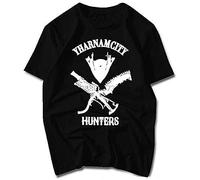 Men's Bloodborne T-Shirt Mens Fashion Short Cartoon Bloodborne T Shirt Top Tees Tshirt Black M