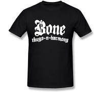 Men's Bone Thugs N Harmony Hip Hop T Shirt DeepHeather T-Shirt Black S