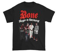 Men's Bone-Thugs-N-Harmony Men Black Unisex Cotton Gift Women Birthday T-Shirts Black M