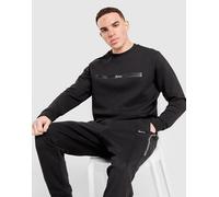 Mens BOSS Felpa Girocollo Salbo - Nero, nero XXL