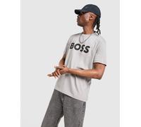 Mens BOSS Maglietta Large Logo - Grigio, grigio M