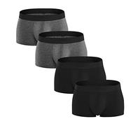 Men's Boxer Brief Boxer Shorts Underwear Pants Men's Fashion 4er Pack Colorful Confortevole 95% Cotton Underwear Plus Size Pigiama Uomo Rigolo Boxer Uomo Senza Cuciture Pantaloni Uomo Traspirante, Il