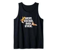 Mens Boys Kids Reptile Best Dad Ever Leopard Gecko Lover Canotta