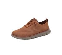 Men's Breeze Shoes, Lightweight Knit Casual Trainers for Business, Walking & Daily Wear (Orange,47)
