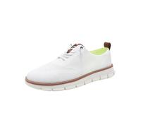 Men's Breeze Shoes, New Men's Trainers, Lightweight Knit Casual Dress Shoes for Business, Walking & Daily Wear (White,46)