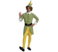 Men's Buddy the Elf Costume One Size Lime,yellow