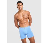 Mens Calvin Klein Underwear 3-Pack CK Monogram Boxers - Blu, blu S