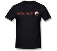 Men's Can Am Logo Fashion T-Shirt Black 3XL