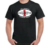 Mens Cigarette Racing Team T-Shirt Speedboat Boat Powerboat Engine Logo Top Tee Shirt Graphic Unisex Tee Shirt Black S