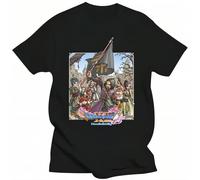 Mens Clothing Vintage Game Dragon Quest Echoes of An Elusive Age G T Shirt for Man Arrival O-Neck Cotton Graphi