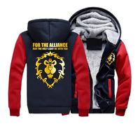 Men's College Jacket World of Warcra-ft, Warm Winter Long Sleeve Windproof Coat, Casual Fashion Cardigan, for Jogging Gym(Multicolor 3,XXL)