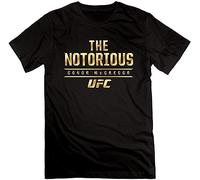 Mens Conor McGregor Black Haymaker Tri-Blend T Shirt 100% Cotton Size L