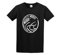 Men's Cool L Antisect Wheat Logo The Buck Stop Here O-Neck Cotton T Shirt Black L