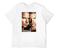 Men's Cool Prison Break Movie Birthday Present Retro Tee Shirt T-Shirts White M