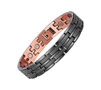 Men's Copper Bracelet Magnetic Ear Style, Copper Wristband with Super Strong Magnet, Adjustable Size