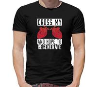 Men's Cross My Hearts Mens Regenerate Doctor Dr David Tennant Gift T-Shirts Black S