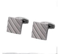 Mens Cufflinks Elegant Style Cuff Cufflinks Button Square Gun Black Twill Men's Shirts Cuffs Button Business Meeting Wedding Accessories French Cufflinks Clothing Accessories