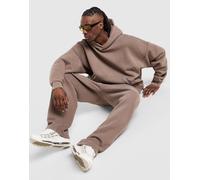 Mens DAILYSZN Joggers Open Hem Parc - Marrone, marrone S