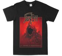 Mens Death The Sound of Perseverance T Shirt Death Band Tour Black US Tee Black Black Size M