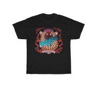 Men's Dokken T-Shirt Back for The Attack Tour Black T-Shirt Unisex T-Shirt Black L