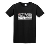 Men's Don't Touch Me Unless You're Matteo Darmian Italy Soccer Player Football Fan Men Cotton Blend Shirt T Shirt T-Shirts Black S