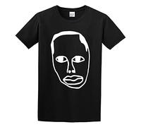 Men's Earl Reflective Face Image Cotton T Shirt Black S